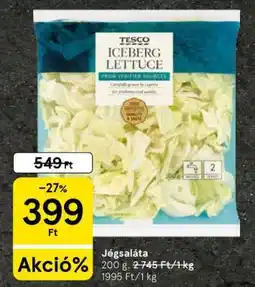Tesco Jégsaláta ajánlat