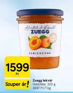 Tesco Zuegg lekvár ajánlat