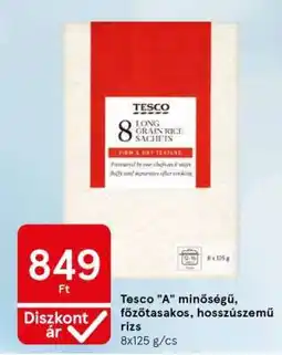 Tesco Tesco A minőségű, főzőtasakos, hosszúszemű rizs ajánlat