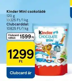 Tesco Kinder Mini csokoládé ajánlat