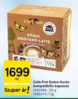 Tesco Cafe Frei Dolce Gusto kompatibilis kapszula ajánlat