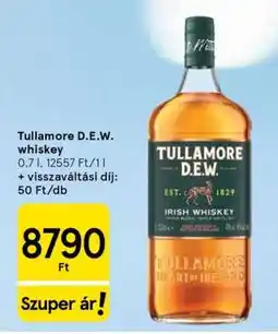 Tesco Tullamore D.E.W. whiskey ajánlat