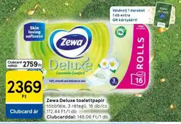 Tesco Zewa Deluxe toalettpapír ajánlat