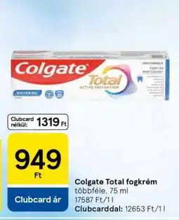 Tesco Colgate Total fogkrém ajánlat