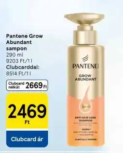 Tesco Pantene Grow Abundant sampon ajánlat