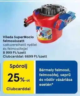 Tesco Vileda Supermocio felmosószett ajánlat
