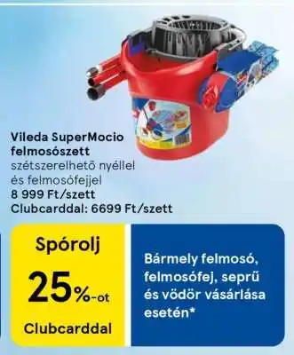 Tesco Vileda Supermocio felmosószett ajánlat