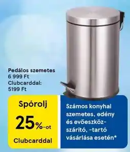 Tesco Pedálos szemetes ajánlat