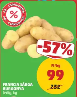 PENNY Francia sárga burgonya ajánlat