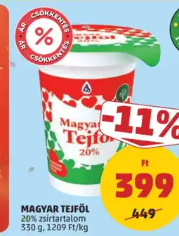PENNY Magyar tejföl ajánlat