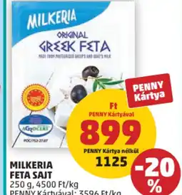 PENNY Milkeria feta sajt ajánlat