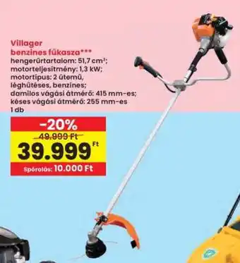 Villager benzines fűkasza