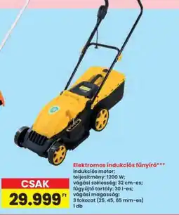 Interspar Elektromos indukciós fűnyíró ajánlat