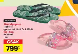 Interspar Strandpapucs ajánlat