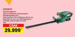 Interspar BOSCH EasyHedgeCut akkumulátoros sövénynyíró ajánlat