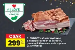 Interspar S-BUDGET császárszalonna ajánlat