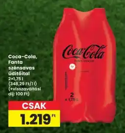 Interspar Coca-Cola, Fanta szénsavas üdítőital ajánlat
