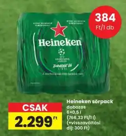 Interspar Heineken sörpack ajánlat