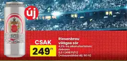 Interspar Riesenbrau világos sör ajánlat