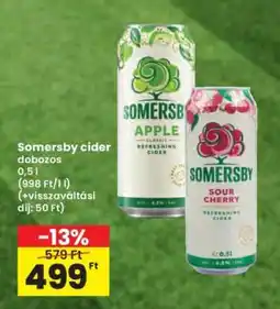 Interspar SOMERSBY Cider ajánlat