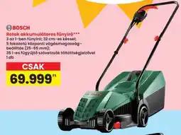 Interspar Bosch Rotak akkumulátoros fűnyíró ajánlat