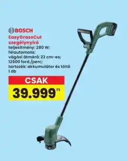Interspar BOSCH EasyGrassCut szegélynyíró ajánlat