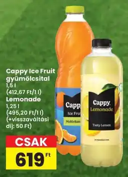 Interspar Cappy Ice Fruit gyümölcsital ajánlat