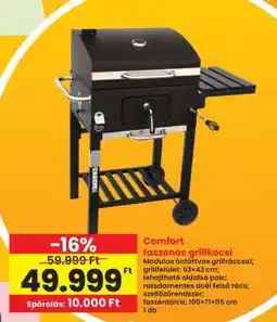 Interspar Comfort faszenes grillkocsi ajánlat