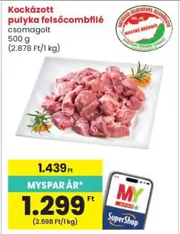 Interspar Kockázott pulyka felsőcombfilé ajánlat
