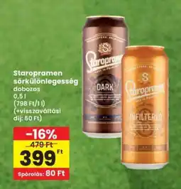 Interspar Staropramen sörkülönlegesség ajánlat