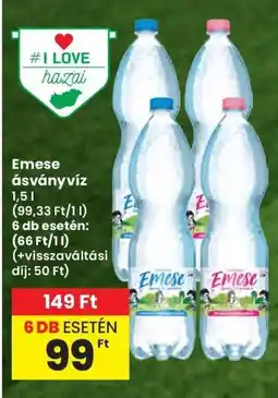 Interspar Emese ásványvíz ajánlat