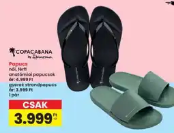 Interspar Papucs ajánlat
