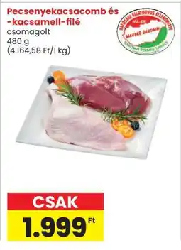 Interspar Pecsenyekacsacomb és -kacsamell-filé ajánlat