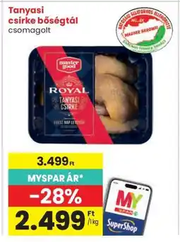 Interspar Tanyasi csirke bőségtál ajánlat