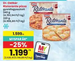 Interspar DR. OETKER Ristorante pizza ajánlat