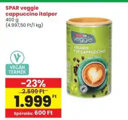 Interspar SPAR veggie cappuccino italpor ajánlat