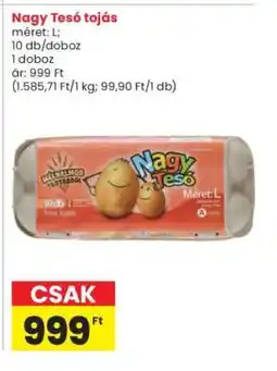 Interspar Nagy Tesó tojás ajánlat