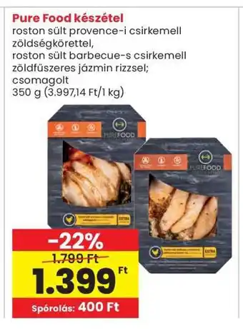 Interspar Pure Food készétel ajánlat