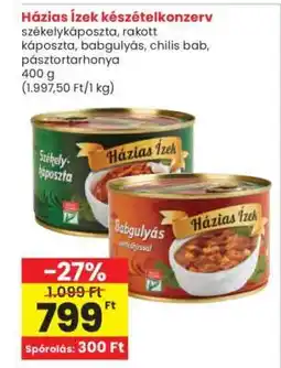 Interspar Házias Ízek készételkonzerv ajánlat