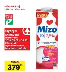 Interspar Mizo UHT tej ajánlat