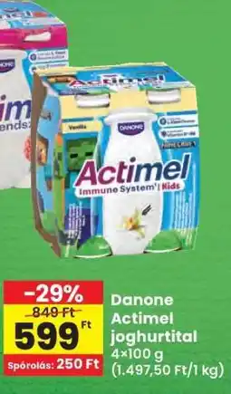 Interspar Danone Actimel joghurtital ajánlat