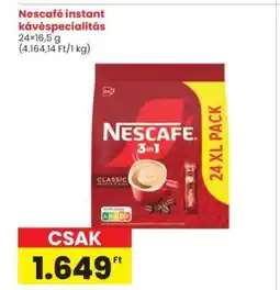 Interspar Nescafé instant kávéspecialitás ajánlat