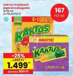 Interspar Kaktus multipack jégkrémválogatás ajánlat