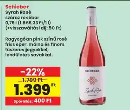 Interspar Schieber Syrah Rosé ajánlat