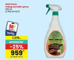 Interspar WELL DONE HIDEG ZSÍROLDÓ SPRAY ajánlat