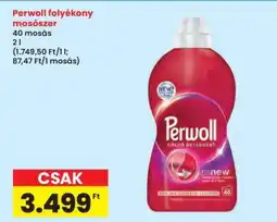 Interspar Perwoll folyékony mosószer ajánlat
