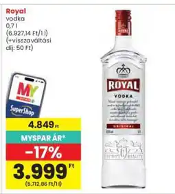 Interspar Royal ajánlat