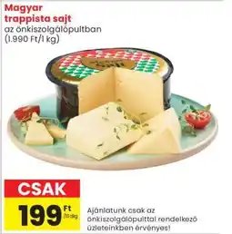 Spar Magyar Trappista Sajt ajánlat