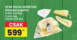 Interspar SPAR HAZAI.SZERETEM étkezési paprika ajánlat