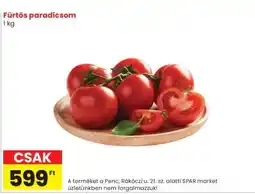 Spar Fürtös paradicsom ajánlat